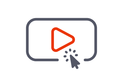 Stylized play button